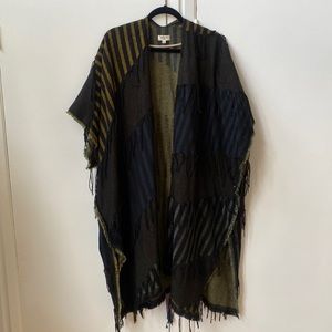 World Market Multi- colored Long Sweater